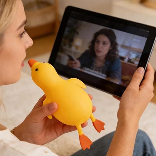 Duck Squish, Jumbo Pinch Toys for Kids, Cute Butter Stress Balls, Slow Rebound Ultra-Soft, Reusable Fidget Pinch Toys for Kid Boys Girls Teens Adult Women Men Kindergarten Birthday Christmas New Year thumbnail 5