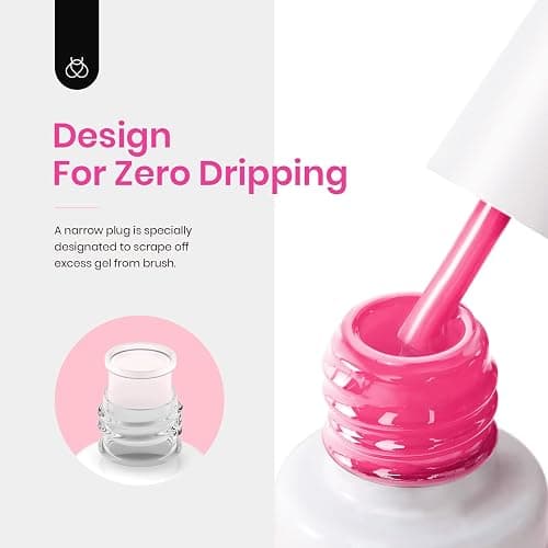 Beetles Pastel Gel Liner Nail Polish Set 6 Colors Spring Art French Line Swirl Gel Polish Pink Yellow Green Purple Orange Swirl Built Thin Nail Art Brush Soak Off Uv Lamp Manicure Gifts for Women thumbnail 7