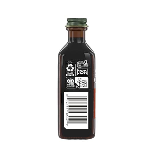Simply Organic Pure Madagascar Vanilla Extract, 4-Ounce Glass Jar, Certified Organic, Gluten-Free, Sugar-Free Flavor For Smoothies thumbnail 4