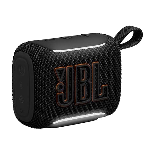 JBL Go 5, Enceinte Bluetooth Ultra‑Portable, Étanche, Noir | Puissant JBL Pro Sound, AirTouch Pairing, Auracast, Éclairage Ambient Edge, Bluetooth 6.0 et Jusqu’à 10 Heures d’Autonomie - Image 1