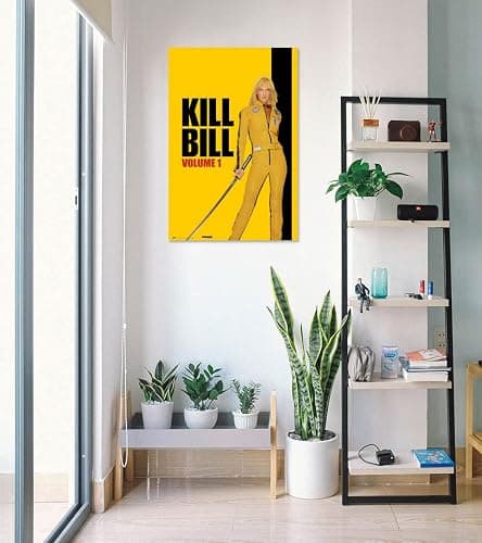 POSTER STOP ONLINE Kill Bill Volume 1 - Movie Poster (Regular Style - Black Mamba & Katana) (Size 24 x 36) thumbnail 4