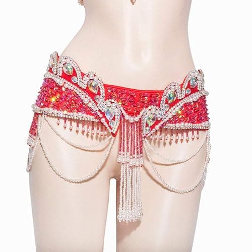 ROYAL SMEELA Belly Dancer Costumes for Women Belly Dance Bra and Belt Dancing Outfit Bellydance Costume Carnival Bra Belt thumbnail 3