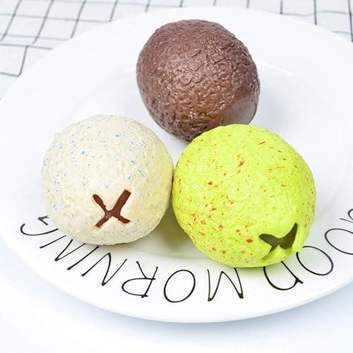 4 Pack Dinosaur Theme Egg Stress Balls, Dino Squishy Ball Set, Squeeze Balls for Adults, Fidget Balls to Relax, Stress Relieve, Party Favors, Birthday, Goodie Bag Stuffers, Increase Entertainment thumbnail 7
