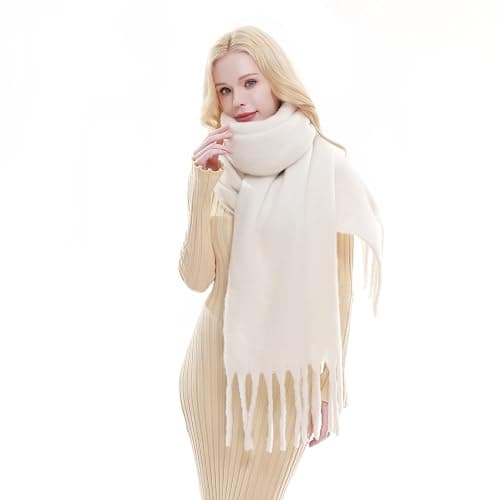 RIIQIICHY Chunky Scarf for Women Winter Warm Thick Scarves Oversized Blanket Scarf thumbnail 5
