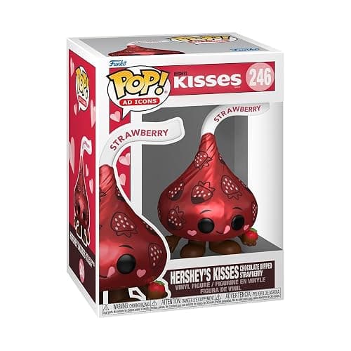 Funko POP AD Icons: Hershey Hearts's - Strawberry and Creme Kiss - Collectable Vinyl Figure - Gift Idea - Official Merchandise - for Kids & Adults - Ad Icons Fans - Model Figure for Collectors - Image 1