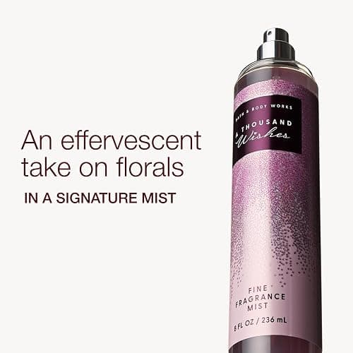 Bath & Body Works A Thousand Wishes Fine Fragrance Mist, 8 fl oz | Body Spray & Perfume for Women with Sparkling Prosecco & Peony Scent for All-Day Fragrance thumbnail 2