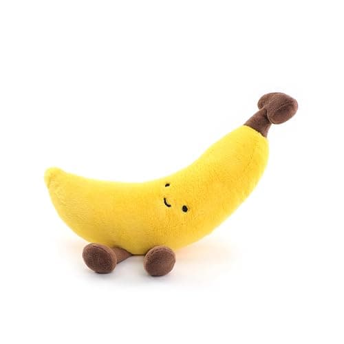 RECUR Banana Stuffed Animals Toy,Soft Fruit Banana Plush,12 Inches, Adorable Gift for All Ages - Image 1