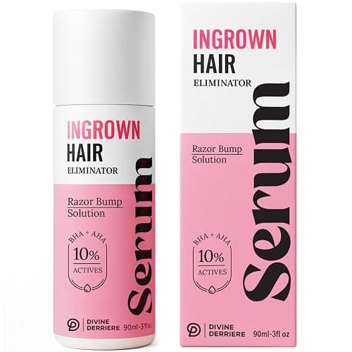 Razor Bump Stopper with Dark Spot Remover, Ingrown Hair Treatment for Bikini Area and Razor Bumps Treatment - Salicylic Acid After Shave Solution for Ingrown Hairs & Razor Burns - Image 1