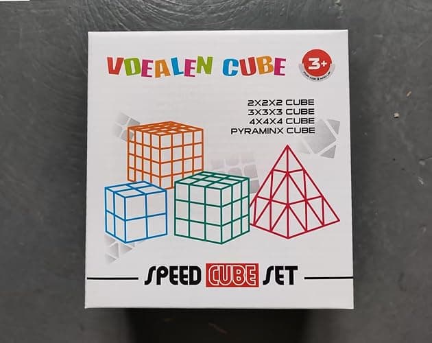 Vdealen Speed Cube Set, Puzzle Cube Bundle of 2x2x2 3x3x3 4x4x4 Pyramid Magic Cube Set, Birthday Party Christmas Stocking Stuffers Gift for Kids Teens Adults(Stickerless) thumbnail 8