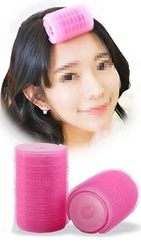 2Pcs/Set Plastic Hair Rollers Curlers Bangs Self-Adhesive Hair Volume Hair Curling Styling Tools Magic Women DIY Makeup Tools S - Image 1