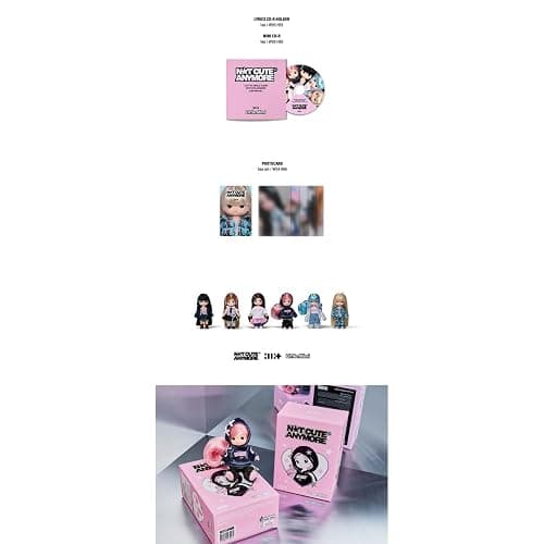 1st Single Album NOT CUTE ANYMORE Little Mimi ver. / Random ILLIT Little Mimi Doll Key Ring Chain + Mini R + Photocard + Gift thumbnail 6