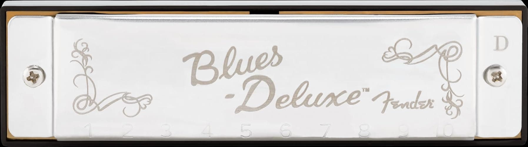 Fender Blues Deluxe Harmonica, Key of D, 10 Holes, Nickel Chrome, Includes Case thumbnail 6