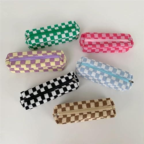 SURBEAV Pencil Case Pen Case Office College School Storage Bag Pouch Holder Box Organizer Makeup Pouch Cosmetic Bag Aesthetic Cute Pencil Case for Girls Boys Kids (Black) thumbnail 6