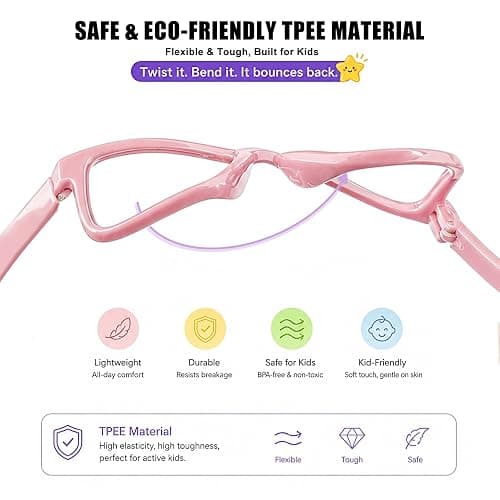 SEKKAF Baby Sunglasses for 0-24 Months,Polarized UV Protection Infant Newborn Sun Glasses for Boys Girls Lightweight Flexible thumbnail 4