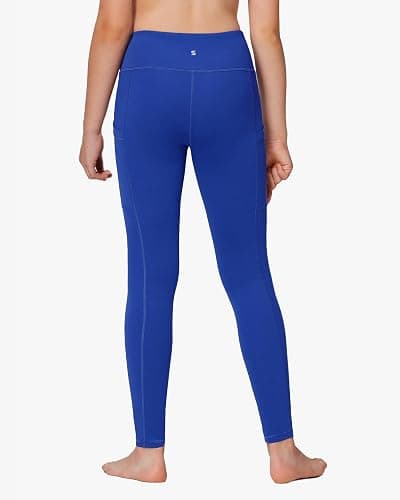 Stelle Girls' Athletic Leggings Kids Dance Running Yoga Pants Workout Active Dance Tights with Pockets thumbnail 3