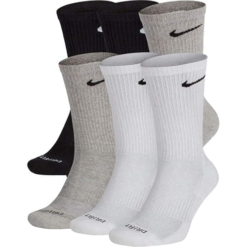 Nike Men's Everyday Plus Cushion Crew Socks (Large, Multi) - Image 1