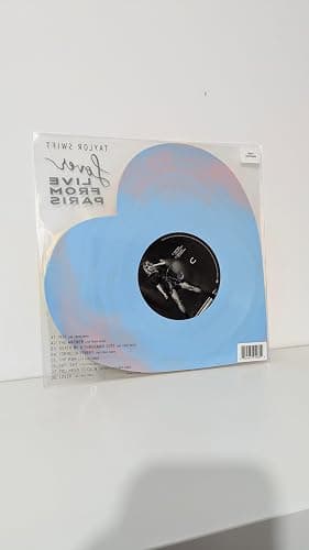 Lover From Paris Heart Shaped Blue, Pink & Yellow Marbled thumbnail 2
