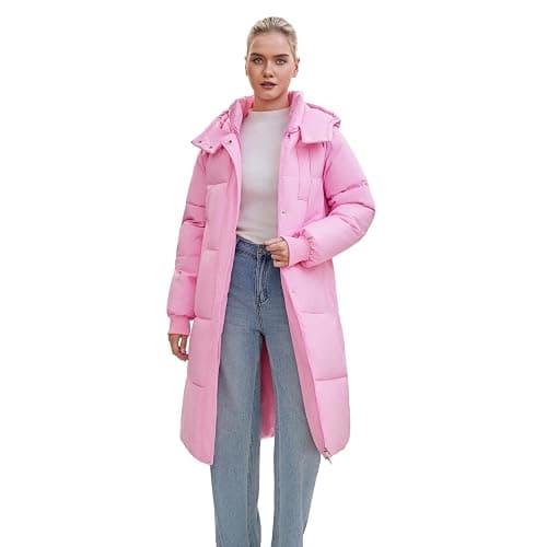 PUFFIT Long Puffer Jacket for Women,2025 Thickened Winter Coat Hooded with Deep Pockets, Ladies Warm Winter Jacket - Image 1