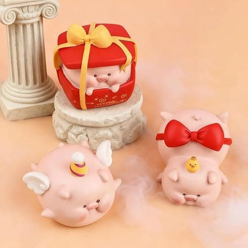 Popobox Wish You Joy Series Blind Box Figures, Random Design Action Figures Collectible Toys for Birthday Gift, Home Decorations, Single Box thumbnail 7