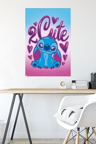 Disney Lilo and Stitch - 2 Cute Wall Poster, 34L" x 22.4W", Unframed Version thumbnail 4