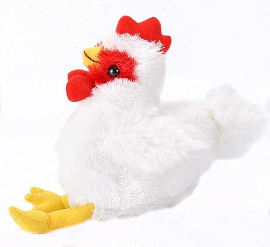 Wild Republic Hug’ems Mini Chicken Stuffed Animal - 7" thumbnail 4