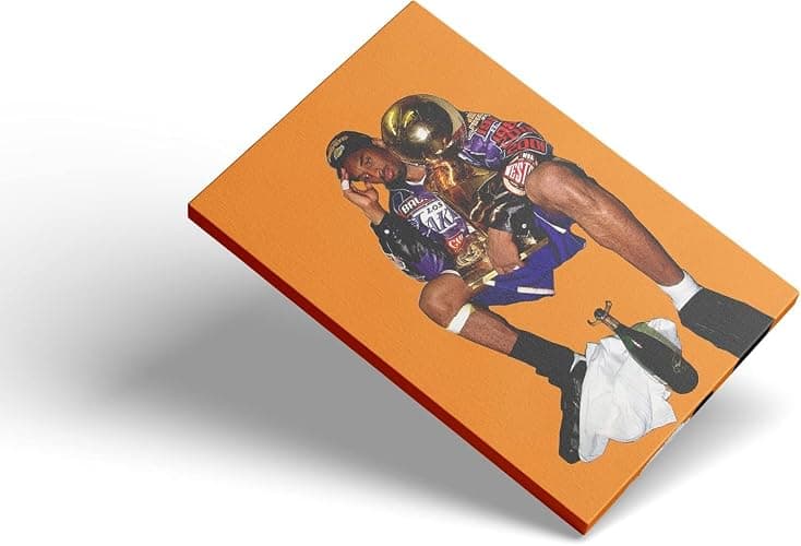Kobe Bryant Poster, Mamba Mentality Canvas Wall Art, Kobe Bryant Canvas Framed, Black Mamba, NBA Poster, Basketball Poster (8"x12") thumbnail 4