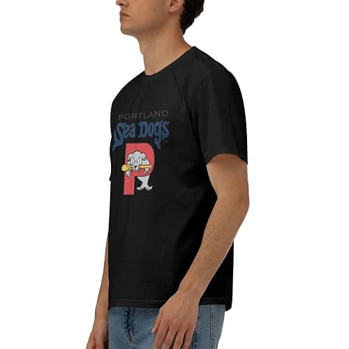 Orldit Portland Sea Dogs Men's 170g Combed Cotton Short Sleeve T-Shirt thumbnail 3