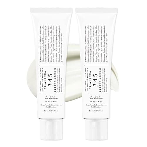Dr.Althea 345 Relief Cream | Moisturizer for Smoothing Recovery and Blemish Care with Niacinamide | Korean Vegan Skin Care for All Skin Types, 100 ml (Pack of 2) - Image 1