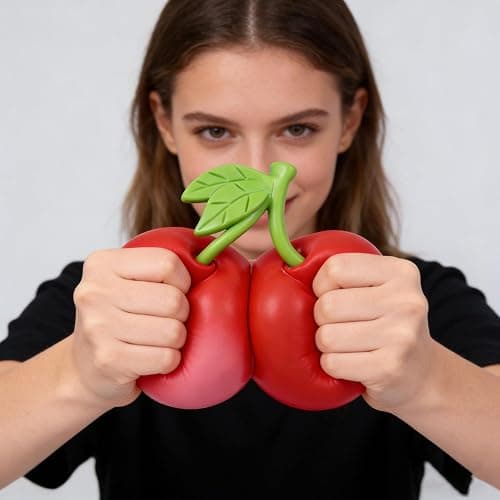 Giant Cherry Squishies Stress Ball, Soft Squeeze Stretch Fidget Toy for Adults, Realistic Slow Rising Fruit Sensory Stress Toy for Anxiety Relief, Gift Party (1 pc) thumbnail 6