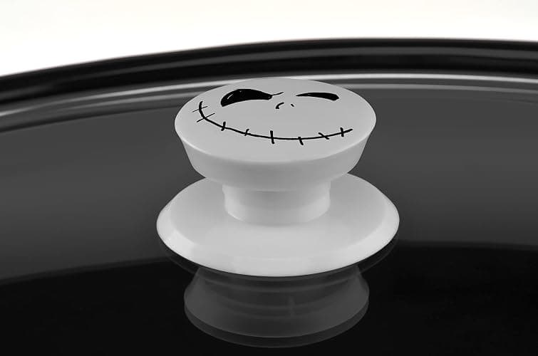 Disney The Nightmare Before Christmas Slow Cooker by Select Brands - 7-Quart Kitchen Appliance - Removable & Dishwasher-Safe Stoneware Crock - Tempered Glass Lid thumbnail 5