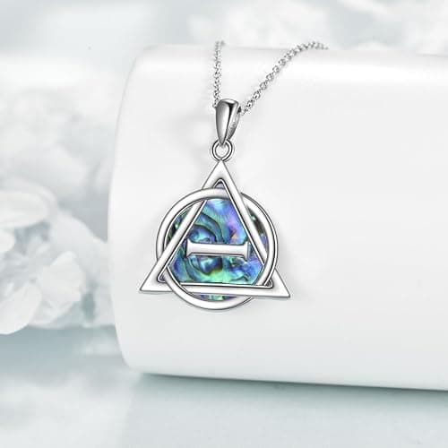 Celtic Jewelry Necklace Gifts Sterling Silver Good Luck Irish Vintage Triquetra Trinity Celtics Love Knot Pendant Necklace Christmas Gifts for Women Mother thumbnail 3