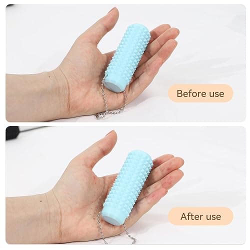 Little Ouchies Fidget Toys, Pain Stim Fidget Toy, Spiky Grippy Stim Keychain, Stress and Anxiety Relief, Fidget Toys for Adults, Pain Stimming Toys for Autism and ADHD (Blue) thumbnail 5