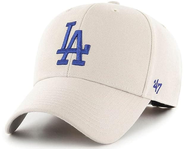 47 Los Angeles Dodgers MVP Adjustable Hat, Adult One Size (as1, Alpha, one_Size, Los Angeles Dodgers Natural) - Image 1