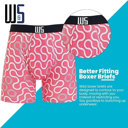 Warriors & Scholars | Mens Boxer Briefs | Boxer Briefs for Men Pack of 6 | Mens Boxer Briefs Underwear | Boys Boxer Briefs thumbnail 2