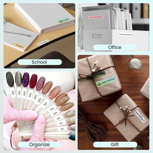 Phomemo Label Maker, D30 Portable Bluetooth Label Maker Machine with Tape, Small Mini Label Printer, Multiple Templates Fonts Icon Labeler for Home, School, Office thumbnail 7