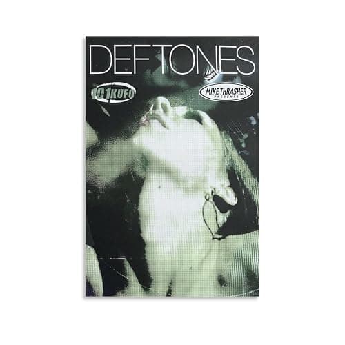 VQFYNOBCI Deftones Poster Vintega MusicCanvas Art for Room Aesthetic And Wall Art Picture Living Room Decor Poster12x18inch(30x45cm) - Image 1