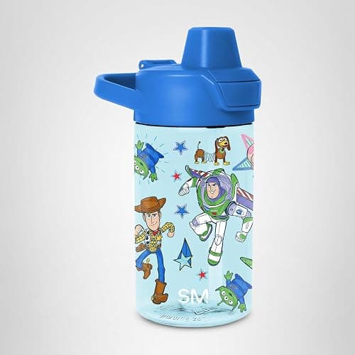Simple Modern Disney Kids Tritan Plastic Summit Water Bottle | 12 oz BPA-Free Cup with Covered Leak Proof Straw Lid for Boys, Toddlers | Buzz and Woody Adventures thumbnail 8
