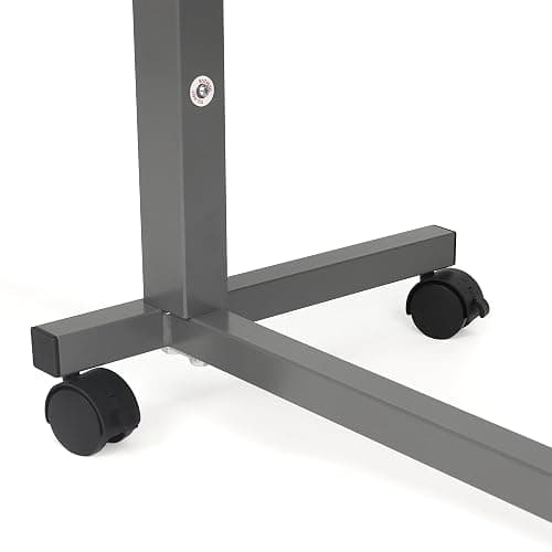 Vaunn Medical Adjustable Overbed Bedside Table with Wheels (Hospital and Home Use) thumbnail 7