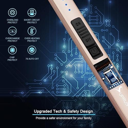 SUPRUS Briquet électrique à Arc, USB, Rechargeable thumbnail 4