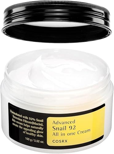 COSRX Snail Mucin 92% Face Moisturizer, 3.52 Oz, Lightweight Moisturing Cream for Soft, Glowy Skin, Korean Skin Care, Korean Moisturizer Face Cream - Image 1