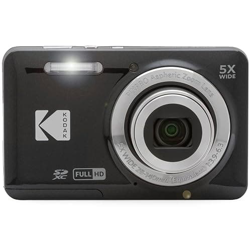 Kodak PIXPRO FZ55 Digital Camera, Black Bundle with Lexar 32GB High-Performance 800x UHS-I SDHC Memory Card + Deco Photo Point and Shoot Field Bag Camera Case thumbnail 3