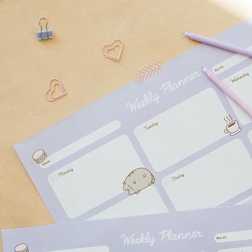 Grupo Erik Pusheen To Do List Notepad A3 54 Sheets, Pusheen Gifts | Pusheen stuff, 90 gsm paper, daily weekly planner, ADHD planner pad, improve productivity, task planner thumbnail 7