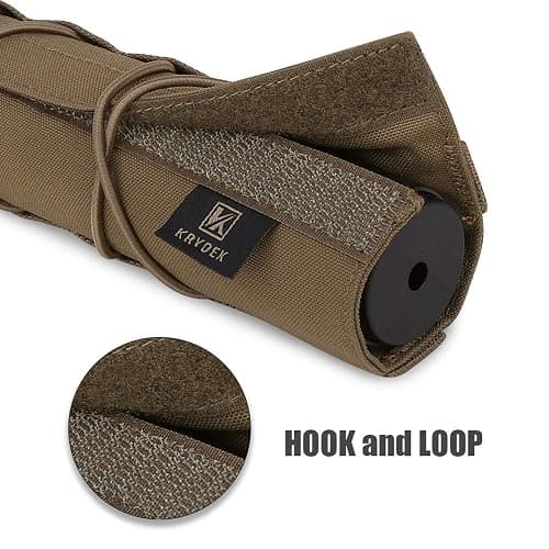 KRYDEX Tactical Airsoft Suppressor Cover 8.66 inch / 22cm thumbnail 3