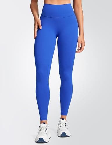 INGIA Womens High Waist No Front Seam Scrunch Butt Leggings Workouts 25 Inches V-Back Scrunch Booty Gym Yoga Pants thumbnail 2