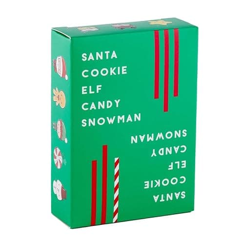 Santa Cookie Elf Candy Snowman Christmas Edition Holiday Card Game by Taco Cat Goat Cheese Pizza | Great for Stockings and White Elephant Gift | Fun for Kids, Teens, Adults, and Families | 2-8 Players - Image 1
