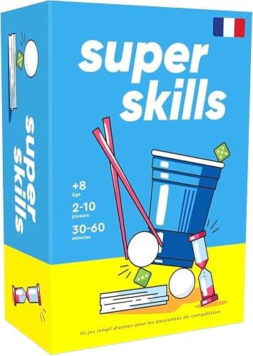 Super Skills - Jeux de Société Adulte, Ado et Enfant - Jeu de Societe 8 Ans Plus - 120 Défis pour Toute la Famille - Jeu de Fête Amusant - Cadeau Garcon 12 Ans & Fille - Version Français - Image 1