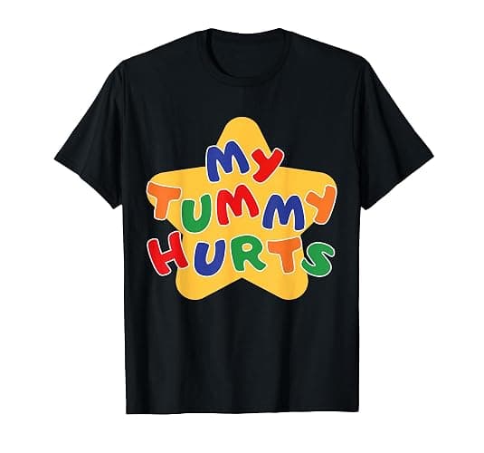 Funny My Tummy Hurts Star for Men Women Kid T-Shirt - Image 1
