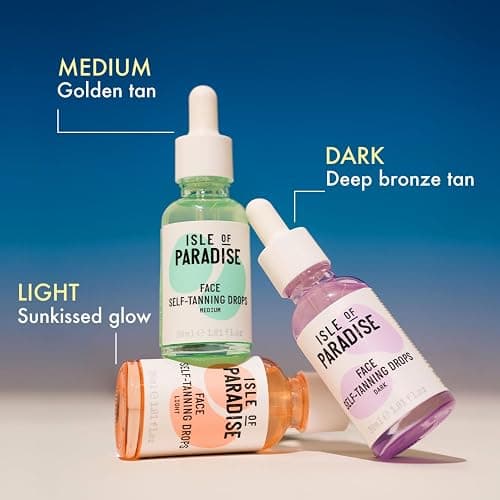 Isle of Paradise Self Tanning Drops - Color Correcting Self Tan Drops for Gradual Glow, Vegan and Cruelty Free, 1.01 Fl Oz thumbnail 3