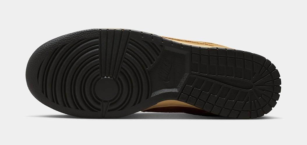 Nike Dunk Low Wheat Mens Lifesyle Shoes (Wheat/Black/Black/Wheat) thumbnail 5