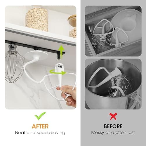 Aieve Metal Stand Mixer Attachment Holder Compatible with Kitchenaid Mixer Accessories, for Storage Organize Your Kitchen Aid attachments thumbnail 5